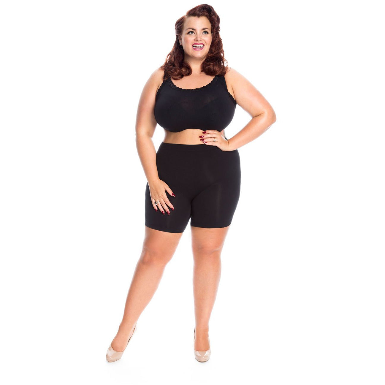 short sous jupe short sous robe short de protection irritation des cuisses cuisses qui frottent frottement des cuisses culotte femme ronde lingerie femme ronde culotte grande taille lingerie grande taille culotte sous vêtement lingerie short de sécurité