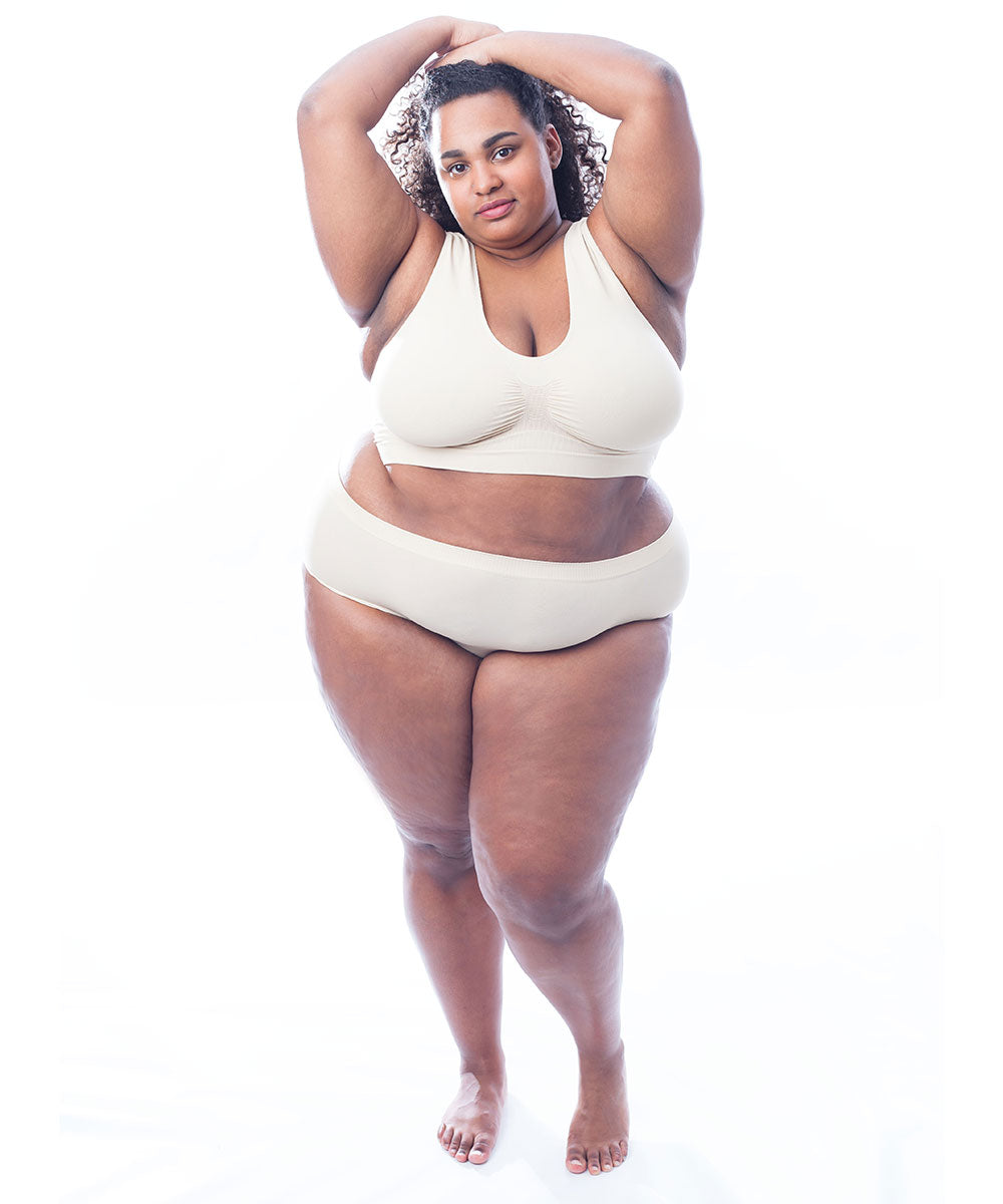 Bralette sin costuras de talla grande