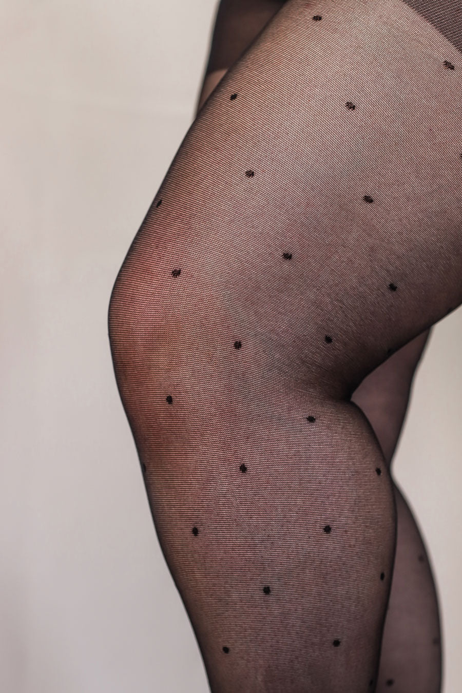 Medias de lunares suizos tallas grandes