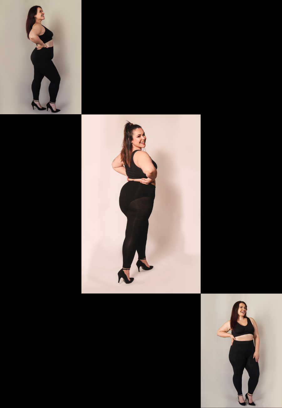 Pack de 3 leggins tallas grandes