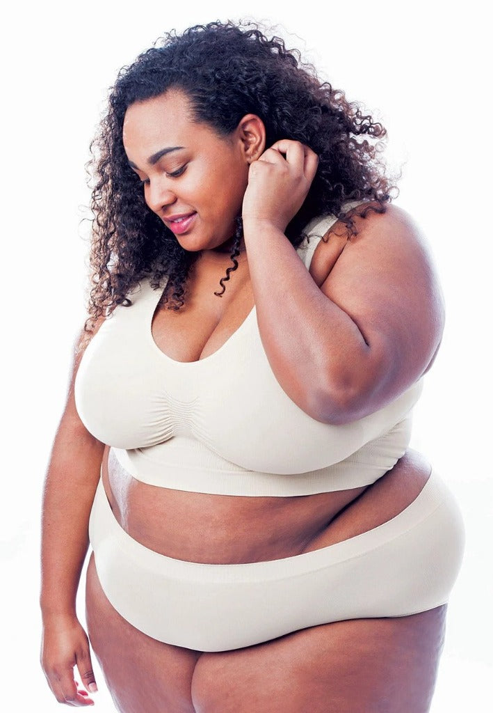 Bralette sin costuras de talla grande