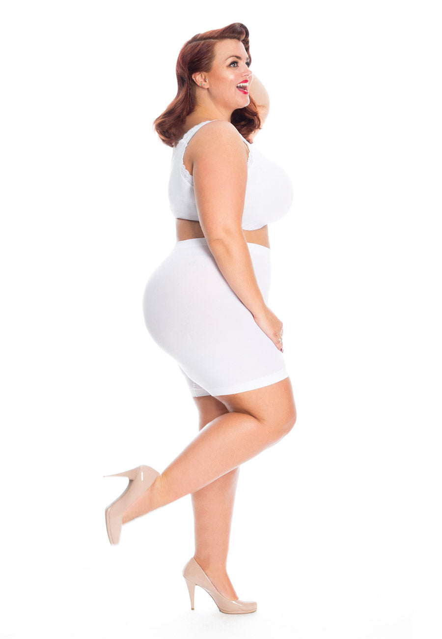 Coordinado 3 piezas talla grande (1 brasier + 1 braguita + 1 shorty)
