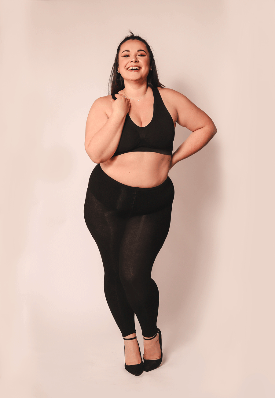 Leggings de cachemira suave tallas grandes