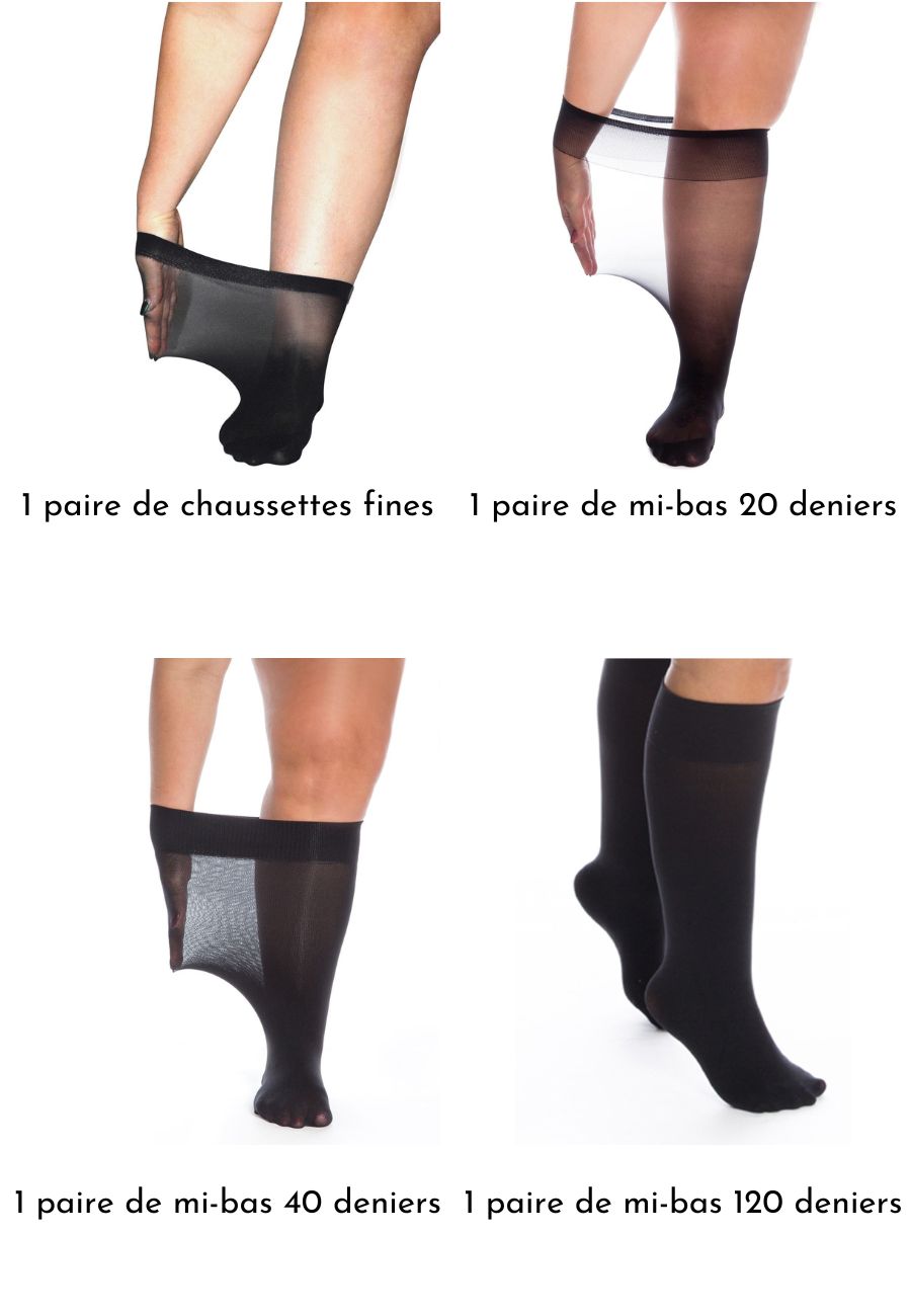 Pack calcetines extra anchos y medias hasta la rodilla